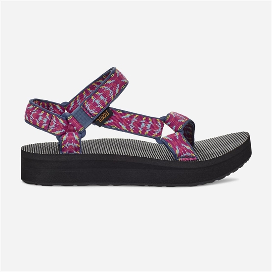 Teva Midform Universal Women's Flatforms Purple | 0943715-GF