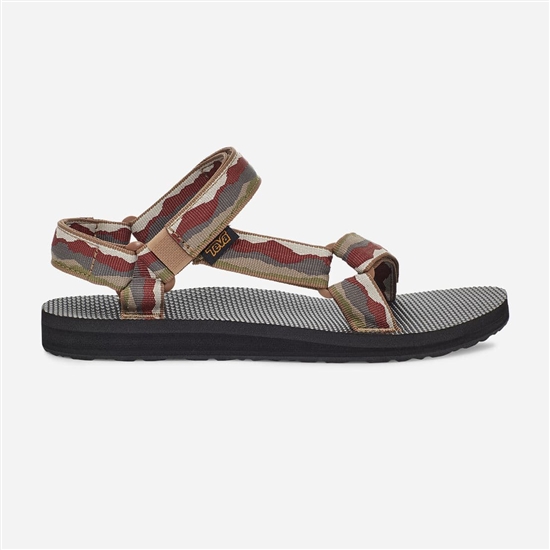 Teva Original Universal Women's Sandals Grey / Red / Khaki | 5472391-LB
