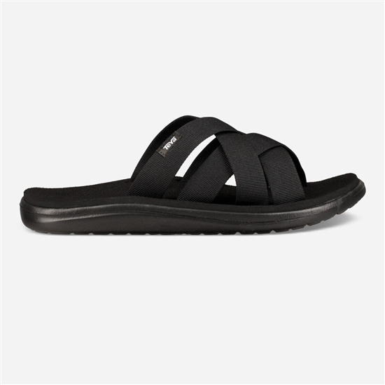 Teva Voya Slide Men's Sandals Black | 1386045-XF
